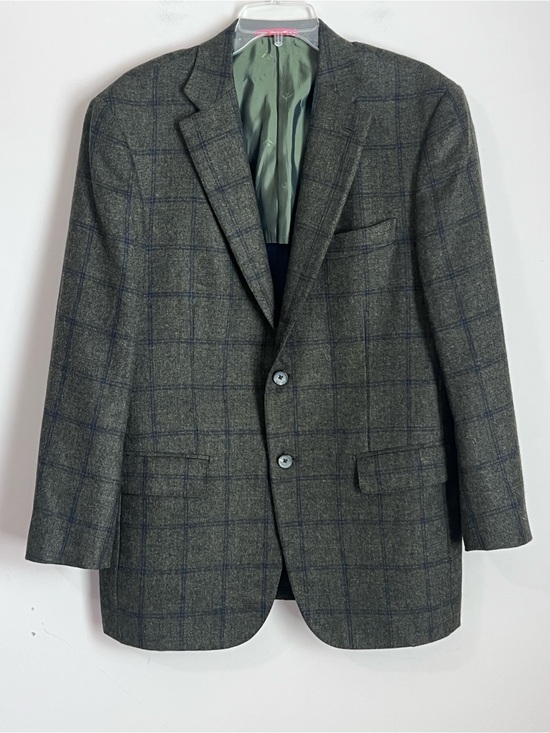 Isaia Other - ISAIA NAPOLI Check Sportcoat 42R US (52 EU) Silk Cashmere EUC Green